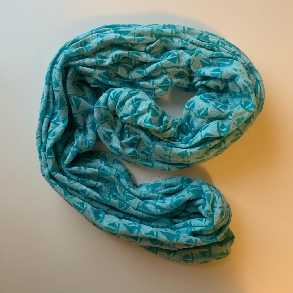 SO Blue Sailboat Infinity Scarf - Picture 2 of 4
